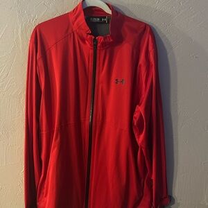 Under Armour Men's Vibrant Red Performance Rain Jacket xxl